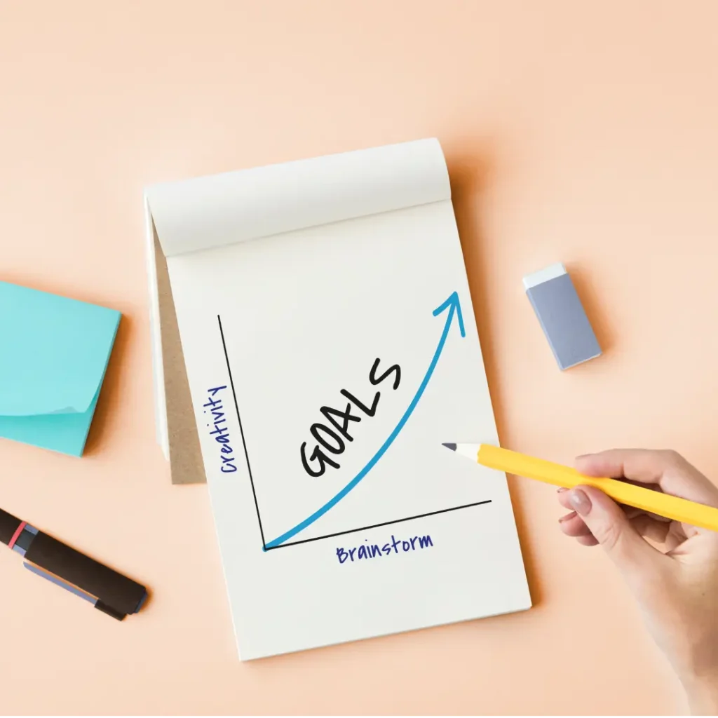 Personal development tools for goal setting and habit building